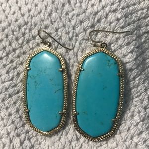 Blue Danielle Kendra Scott earrings